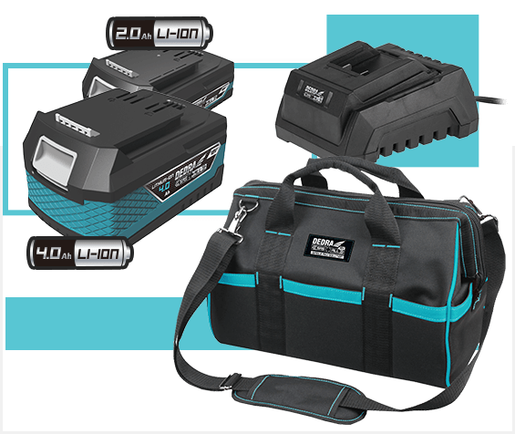 AkuBag - torba Dedra na akumulator - Realbud.com